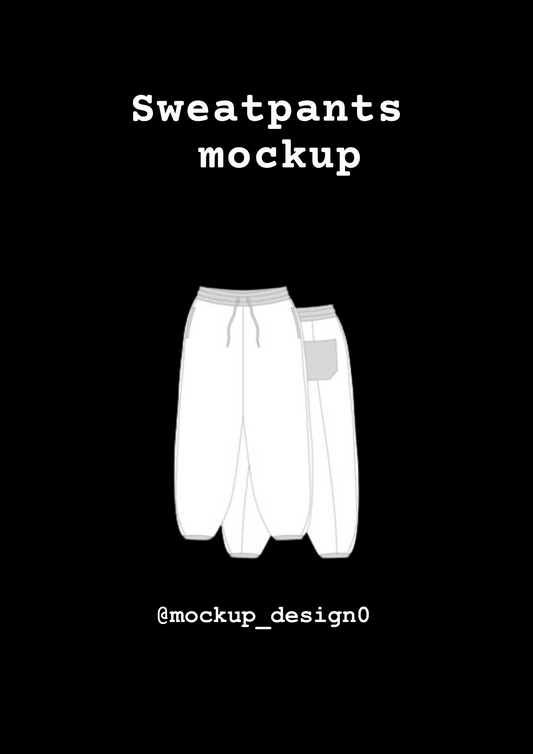 Sweatpants mockup