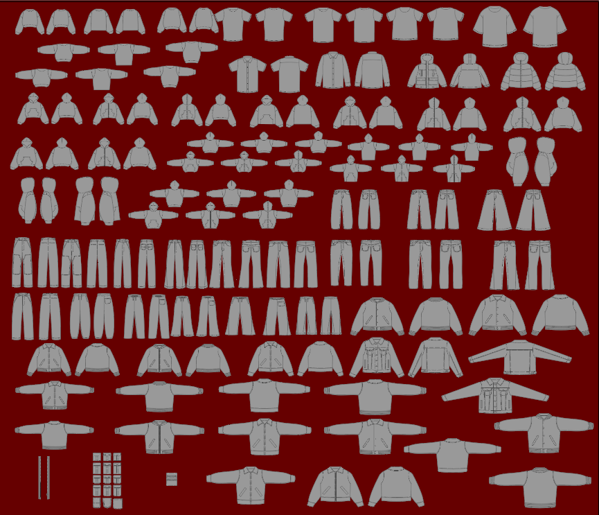 Super pack tout en 1 - All mockups - Tech pack template - Liste de fournisseur - Guide