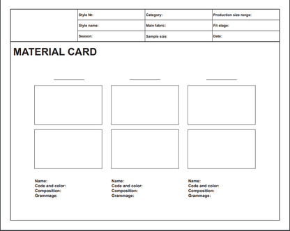 Tech Pack Template