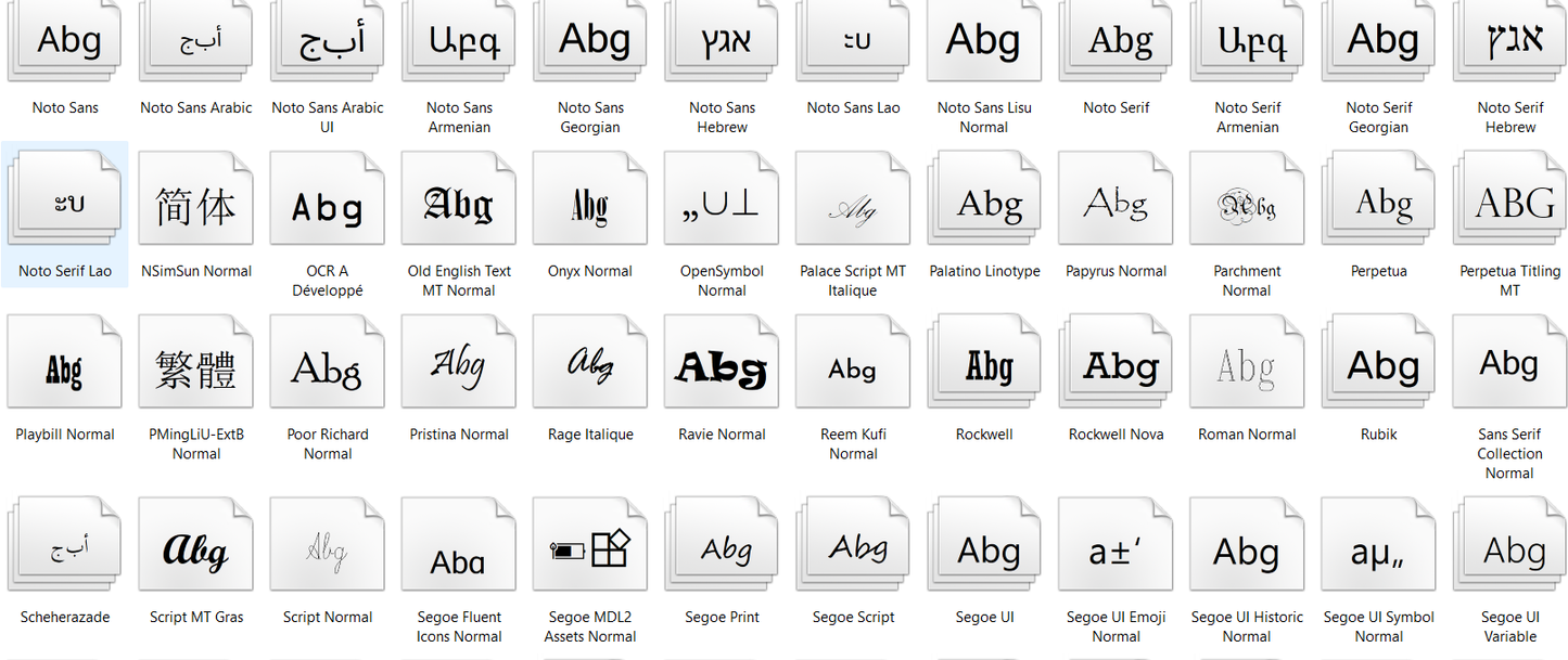 Font Pack (400+)