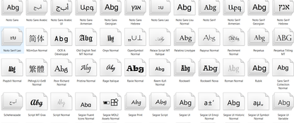 Font Pack (400+)