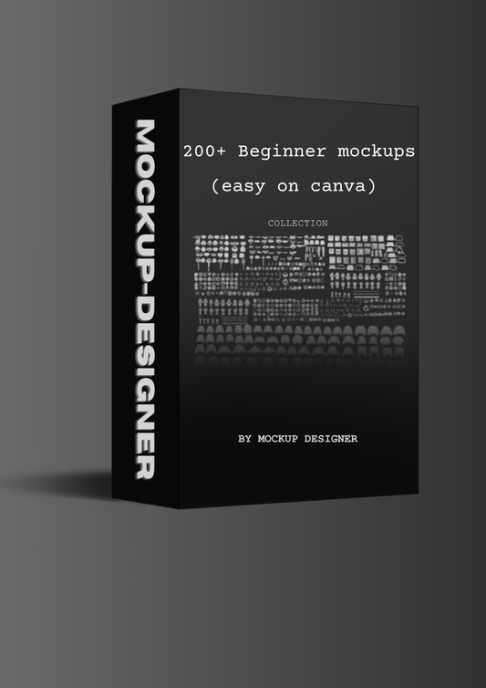 200+ beginner mockups (special canva)
